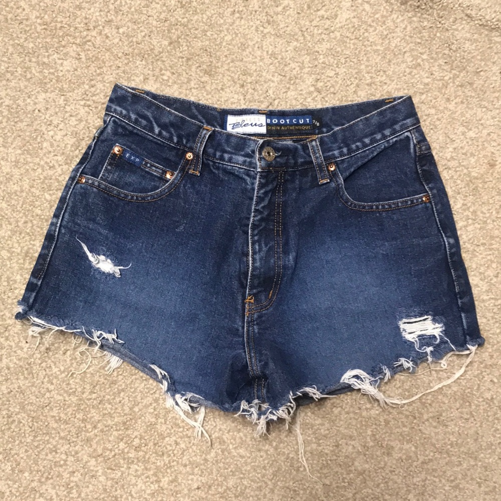 Custom denim shorts